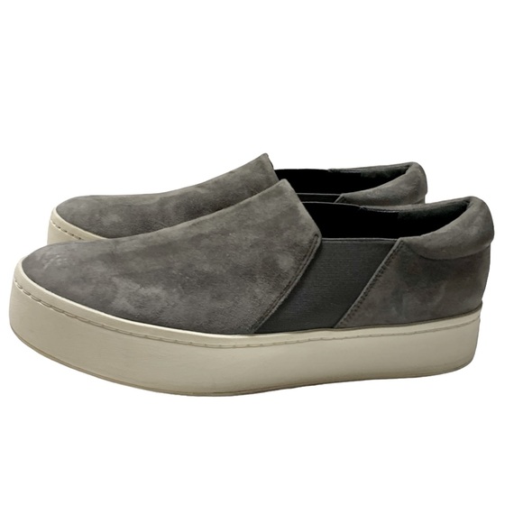 Vince Warren Nubuck platform sneakers - Picture 3 of 9